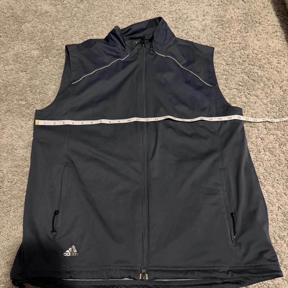 Adidas Sleeveless Full Zip Vest Men's Size 2XL